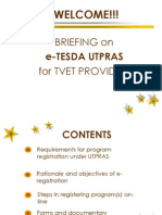 Utpras Primer TVET Providers