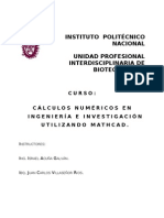 Curso de Mathcad