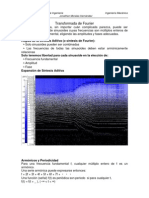 Transformada de Fourier ingeniería mecánica UAEM