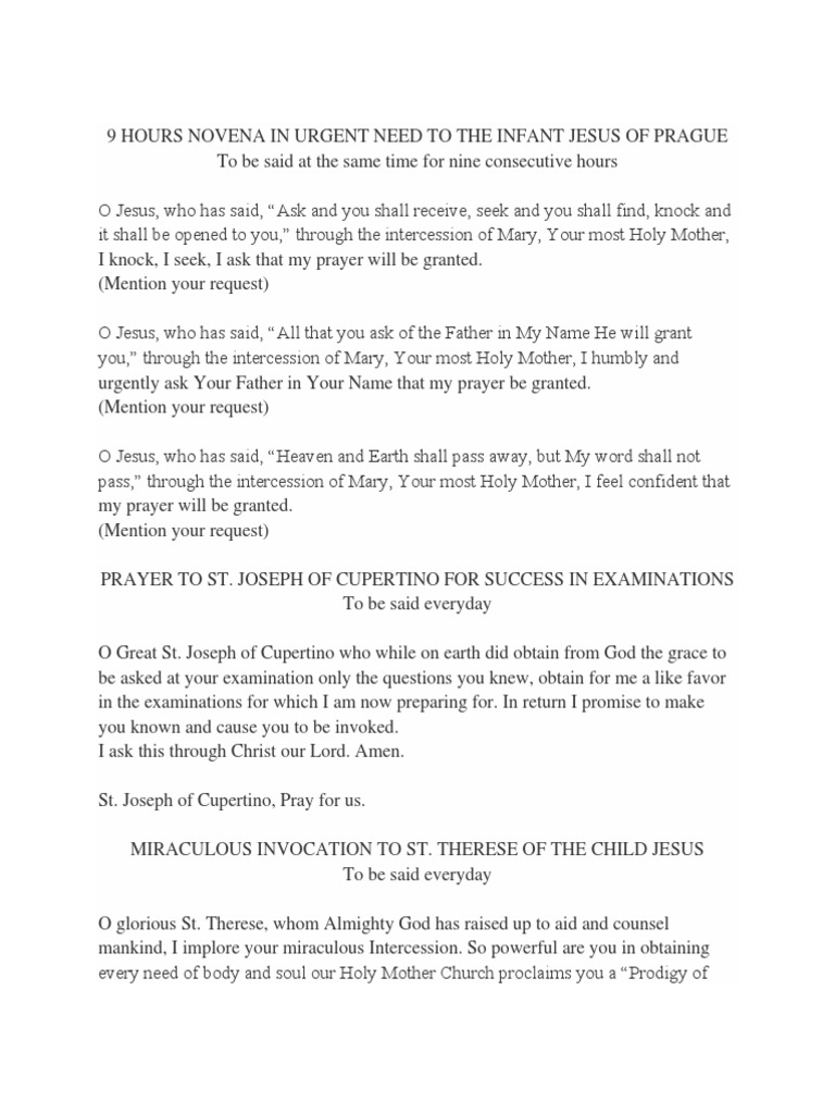9 HOURS NOVENA IN URGENT NEED TO THE INFANT JESUS OF PRAGUE.pdf