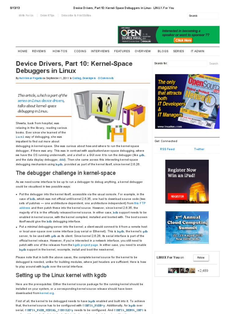 Device Drivers Part 10 | PDF | Linux | Kernel (Operating System)