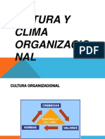 Cultura y Clima Organizacional
