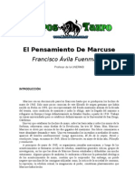 Avila, Francisco - El Pensamiento de Marcuse