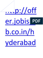 Er - Jobisjo B.co - In/h Yderabad