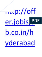 Er - Jobisjo B.co - In/h Yderabad