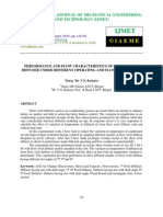 Performance and Flow Characteristics of Floor Swirl Diffuser Under Differ