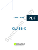 Class X Foundation & NTSE