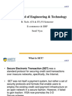 Amity School of Engineering & Technology: B. Tech. (CS & IT), VI Semester E-Commerce & ERP Sunil Vyas
