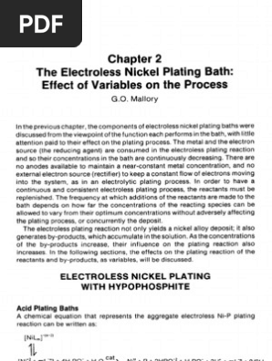 nickel plating process pdf