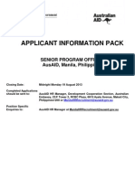 AusAID - 130802HR SPO UrbanResilienceDRM-CCA ApplicantInfoPack