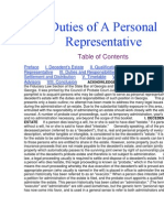 Duties of A Personal Representative in Georgia Probate Court