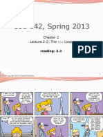 CSE 142, Spring 2013: Lecture 2-2: The For Loop