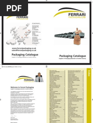 Ferrari Packaging Catalogue