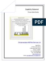 Process Safety Capability Studies