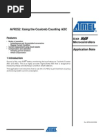 AVR352 Using Coulomb Counting ADC Doc8078