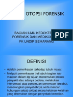 E. Tehnik Otopsi Forensik