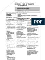 PLANO ENSINO - Ciencias 2ºtrimestre Certo