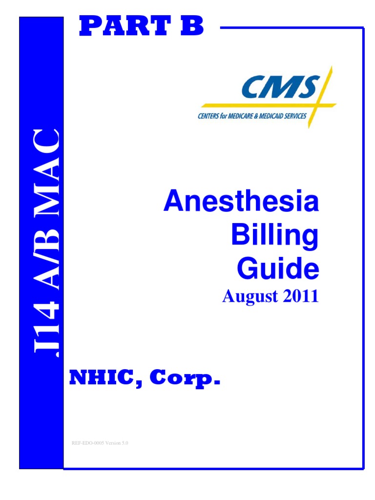 Anesthesia Billing Guide Anesthesiologist Anesthesia