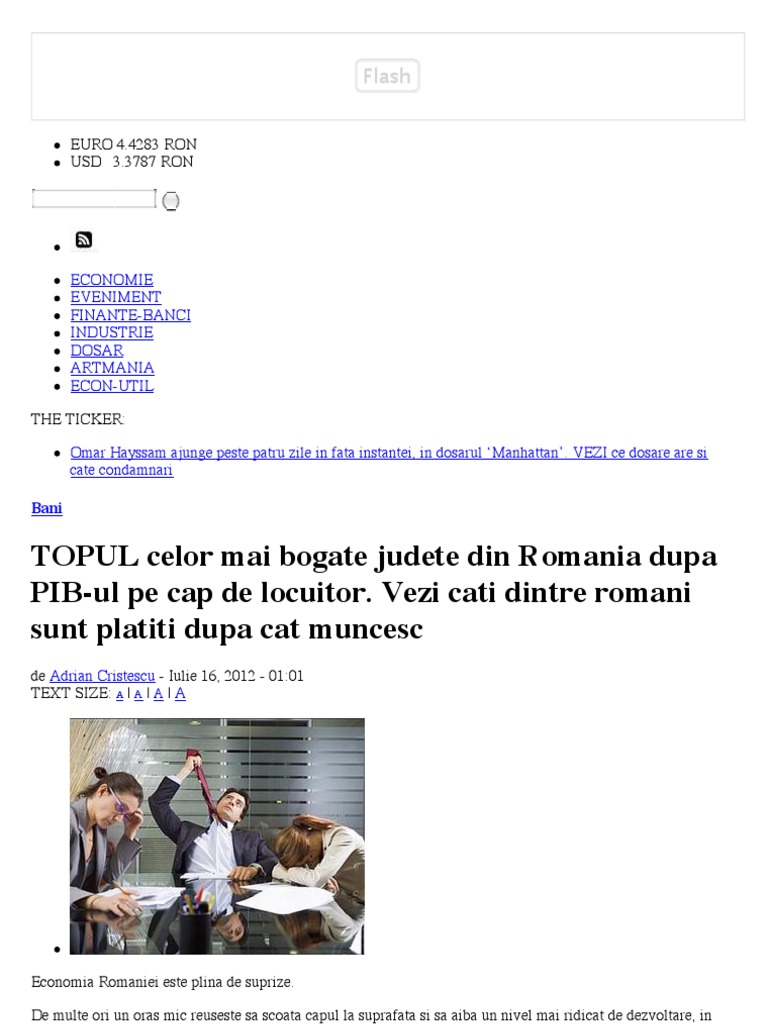 Topul Celor Mai Bogate Judete Din Romania Dupa Pib Ul Pe Cap De Locuitor Vezi Cati Dintre Romani Sunt Platiti Dupa Cat Muncesc Bani Finante Banci