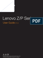 Userguide for Lenova Z/P series