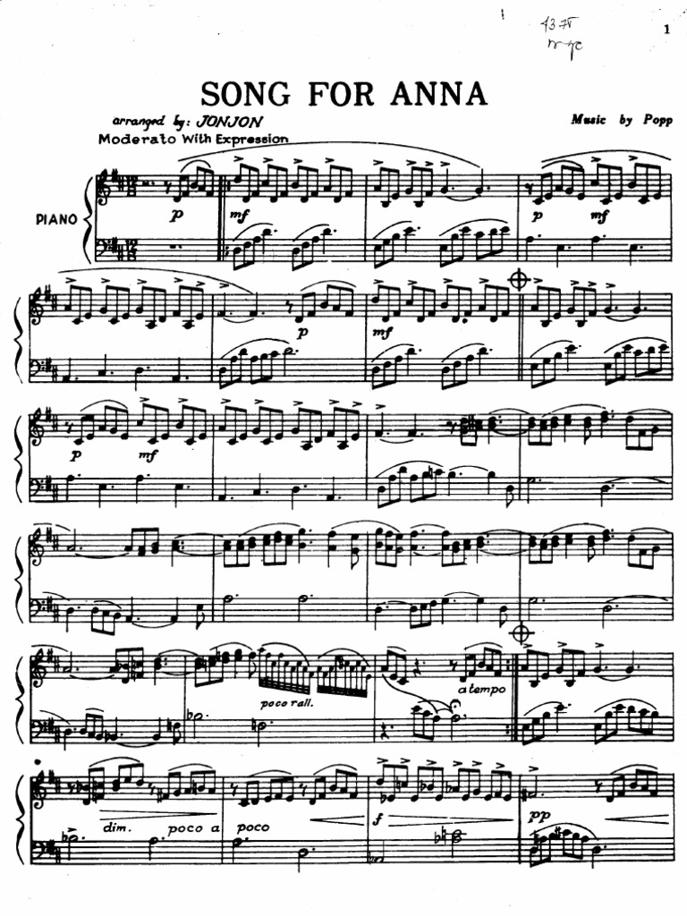 9 [FREE] SHEET MUSIC PIANO RU PRINTABLE PDF DOCX DOWNLOAD ZIP