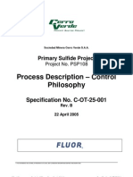 C Ot 25 001 - Rev B - Process Description Control Philosophy