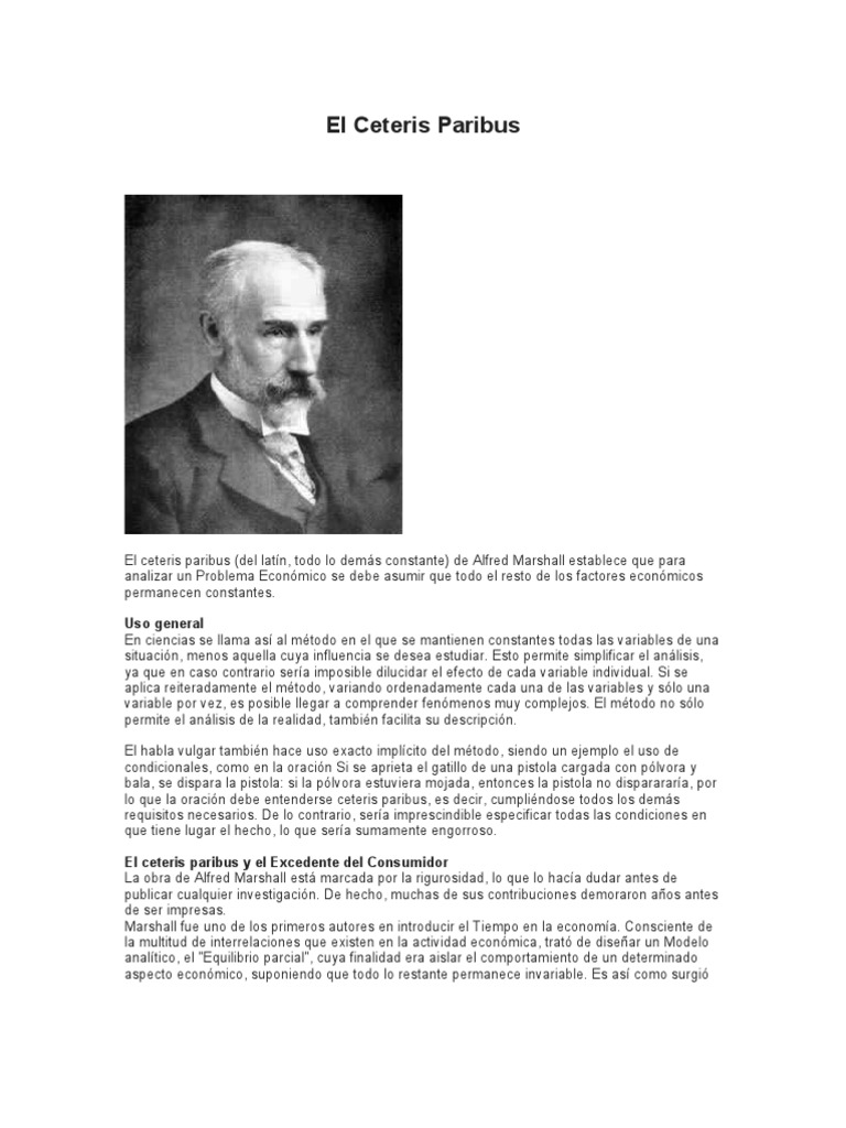 El Ceteris Paribus Oferta y demanda Ciencias económicas