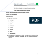 Segunda Lista de Exercicio de Metrologia Aplicada a EMH