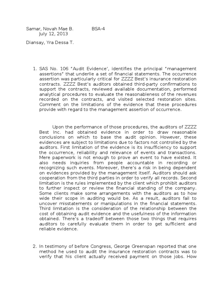 ZZZZ Best Case Study PDF