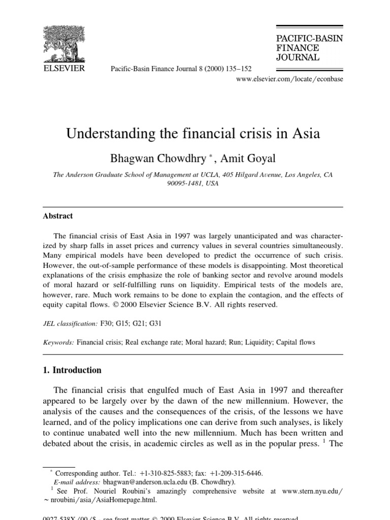 Understanding the Complex Causes and Wide-Ranging Impact of the 1997 ...