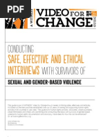 Download Conducting Safe Effective and Ethical Interviews with Survivors of Sexual and Gender-Based Violence by WITNESS SN159998474 doc pdf