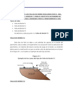 Clasificacion de Las Fallas de Borde