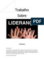 TRABALHO DE LIDERANÇA1