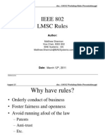 IEEE 802 LMSC Rules: Author