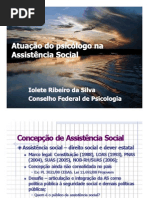 Atuação do Psicólogo na assistência social