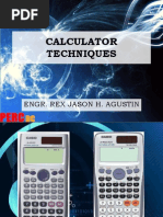 Calculator Techniques REX