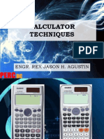 Calculator Techniques REX