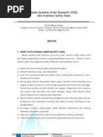 Download Model Quantity Order Ekonomis EOQ dan Inventory Safety Stock by Rudini Mulya SN160016733 doc pdf