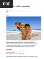 10 dicas para melhorar sua relação