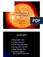 Solar Energy Presentation