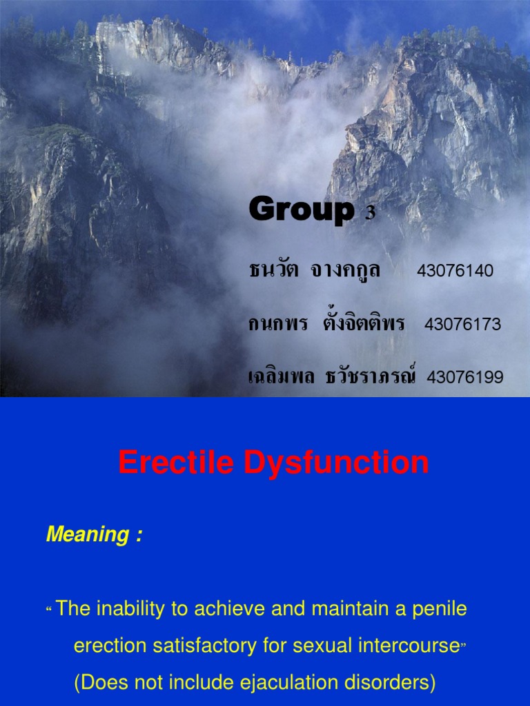 Understanding Erectile Dysfunction Causes & Treatments | PDF | Erectile ...