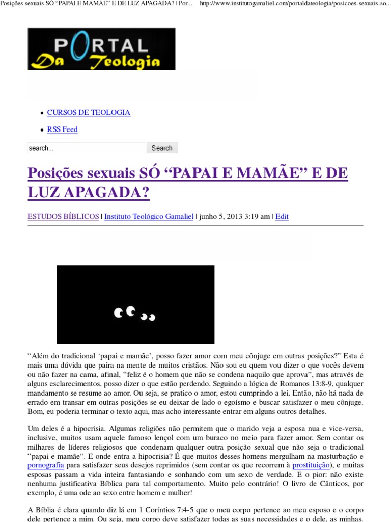 Posições Sexuais SÓ 