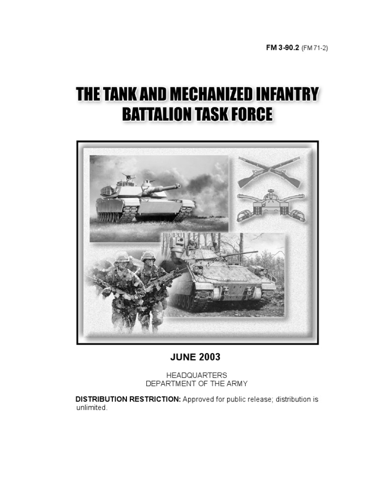 FM 390.2 The Tank and Mechanized Infantry Battalion Task Force PDF