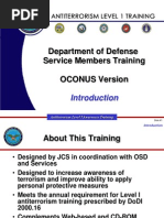 Download DOD Anti-Terrorism Level 1 Training by hospitalitylawyer SN160045550 doc pdf