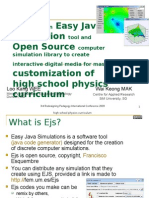 Leveraging on Easy Java Simulation tool and Open Source computer simulation library to create interactive digital media for mass customization of high school physics curriculum 