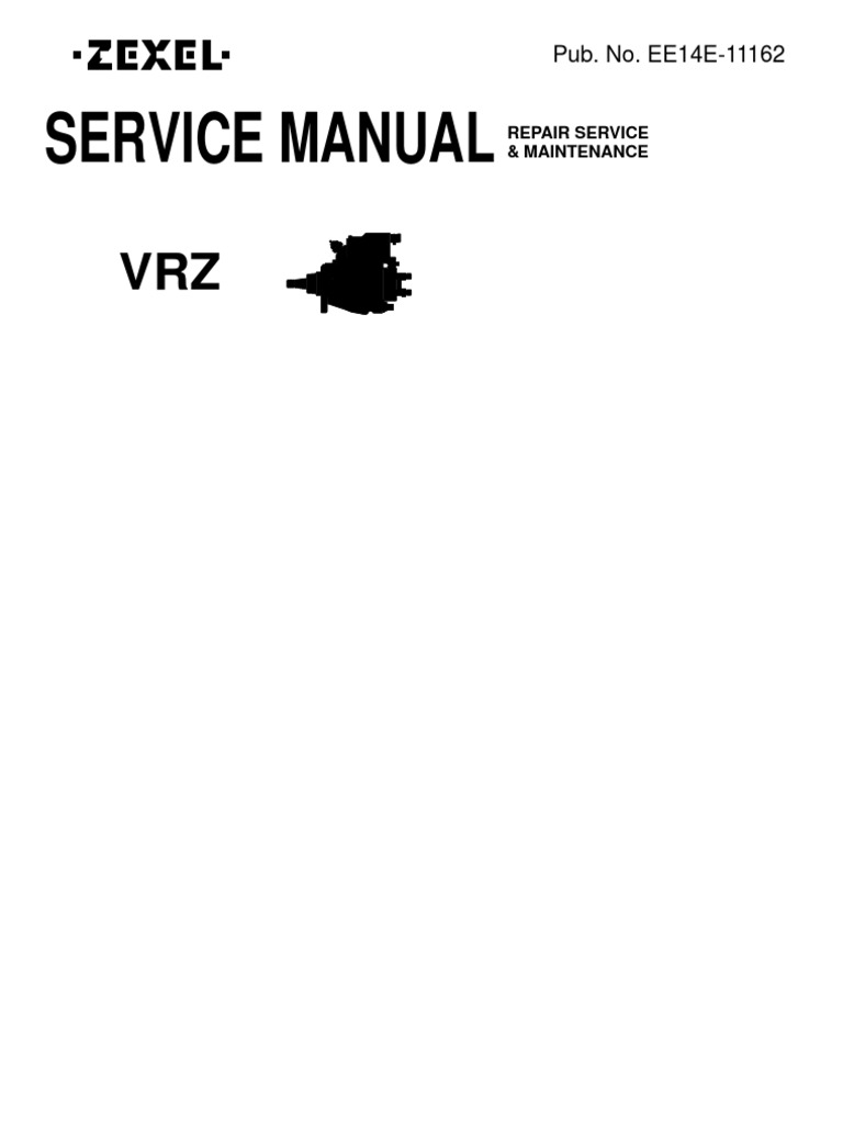Zexel injection pump manual