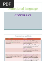 Functional Language - Expressing Contrast