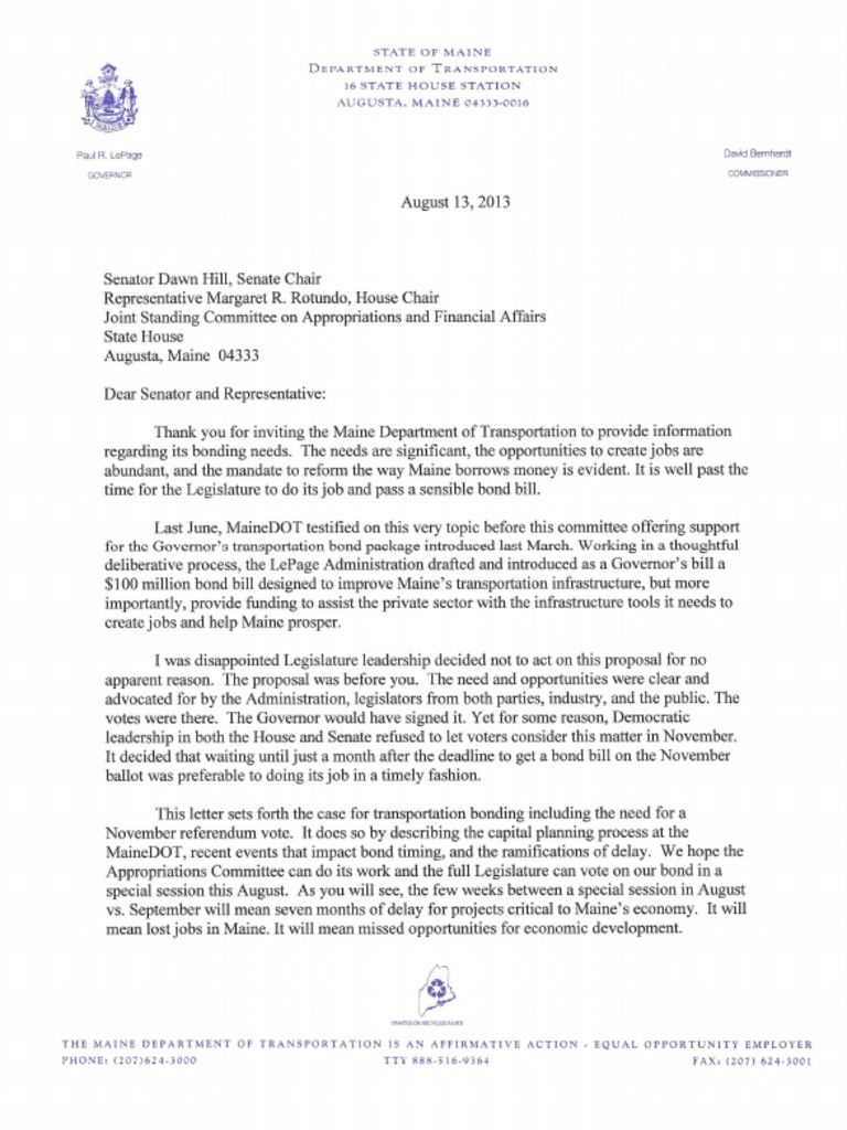 Bernhardt Letter To Appropriations Committee | PDF | Foreign Language ...