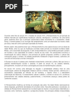 Apostila de Artes Renascimento