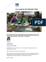 Muslims Jews Cook for St Patrick Day